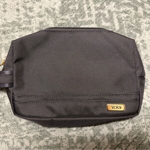 Tumi Black Nylon Toiletry/Travel Pouch
